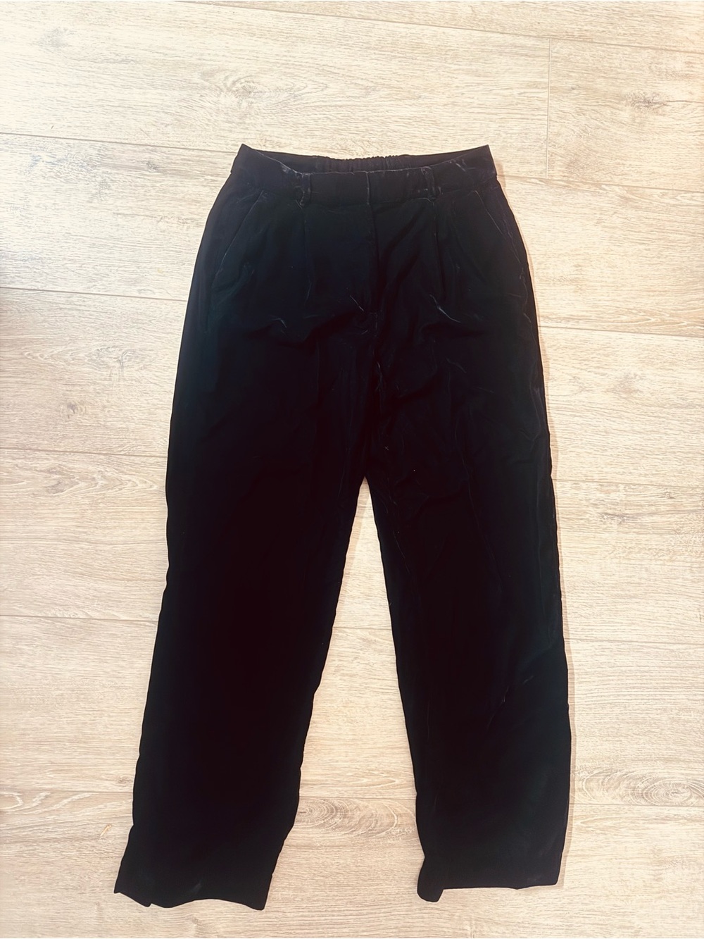 Velvet Black Trousers